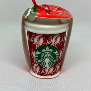 2018 Starbucks To Go Cup Ornament Houndstooth